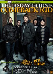 Κερδίστε προσκλήσεις για την συναυλία των Comeback Kid